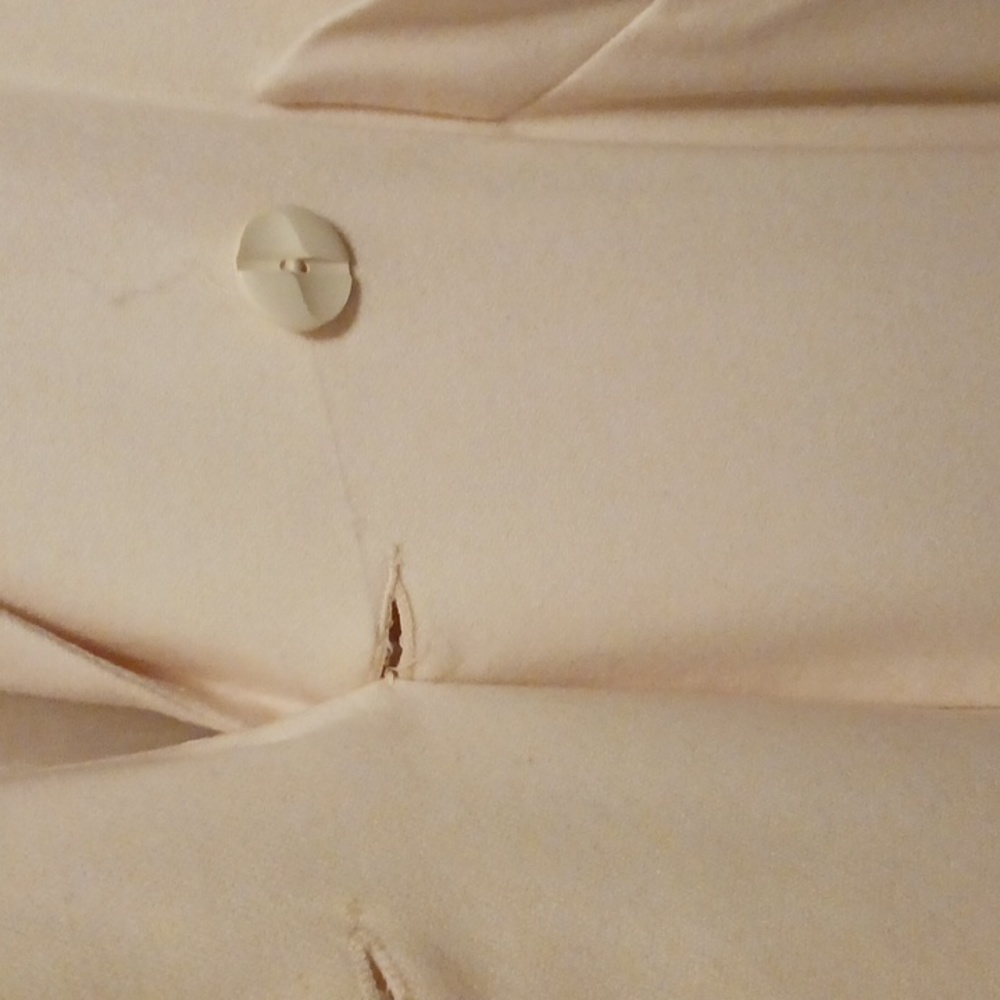 Cream Full Length Blazer View 6